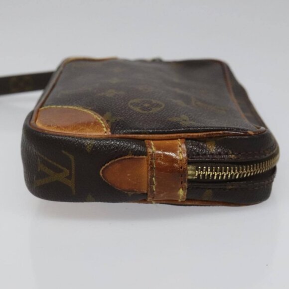 LOUIS VUITTON Monogram Marly Dragonne PM Clutch Bag M51827 LV Auth hk2007 - Picture 4 of 15